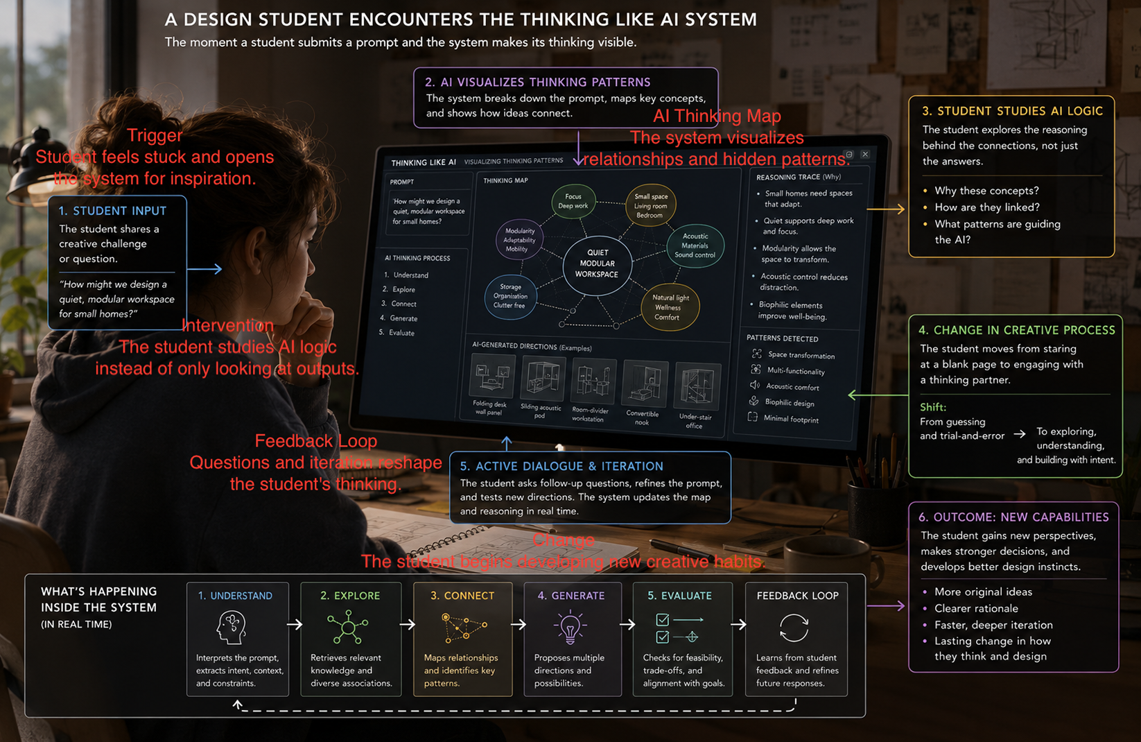 System diagram — how Blind Spot works